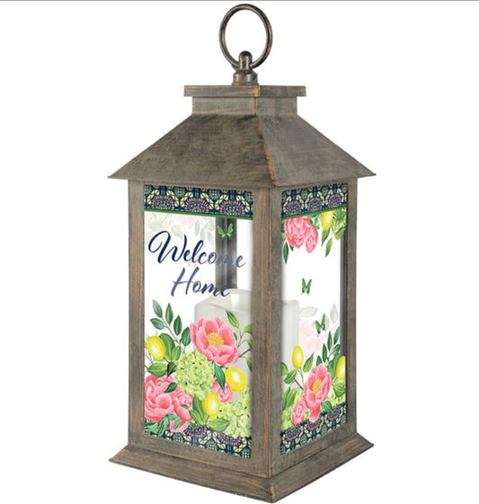 Fresh Floral Welcome Home | Lantern