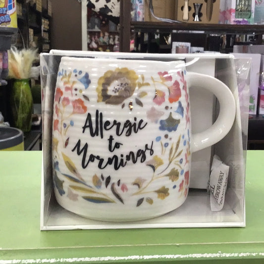 Allergic To Mornings Mug Set