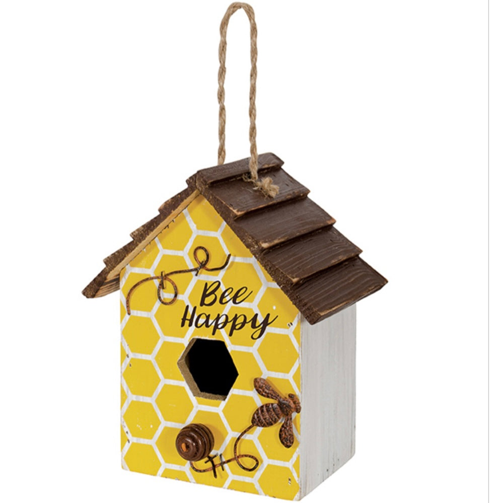 Bee Happy Birdhouse