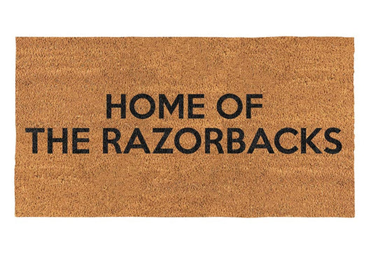 Home Of The Razorbacks | Door Mat