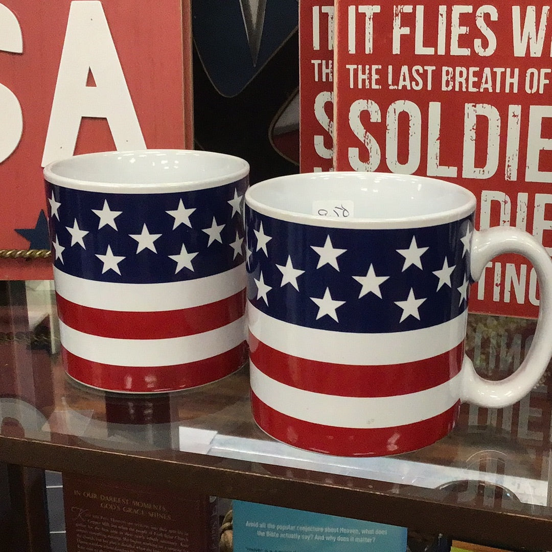 American Flag Mug