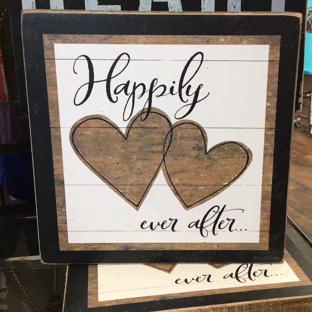 Box Sign - Happily Ever After