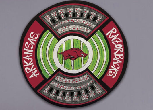 Arkansas Razorback Stadium Plate