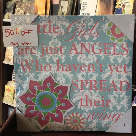 Spread Their Wings Canvas Sign