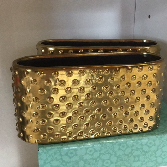 Gold Dotted Decor Piece