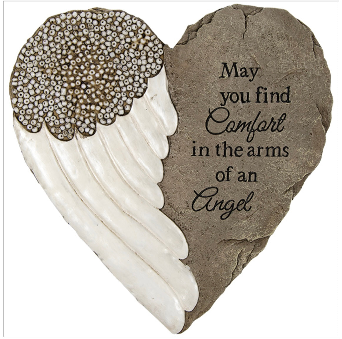 “Arms Of An Angel” Beadworks Garden Stone