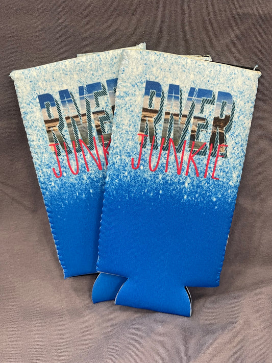 River Junkie Slim Koozie