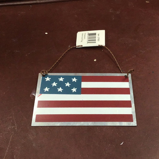 Metal Flag Ornament