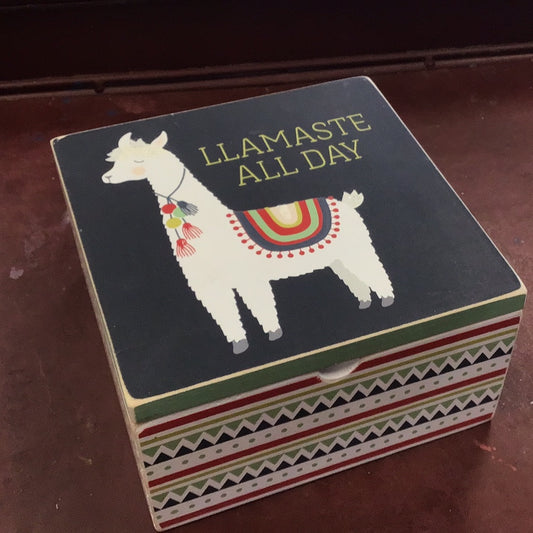 Hinged Box - Llamaste