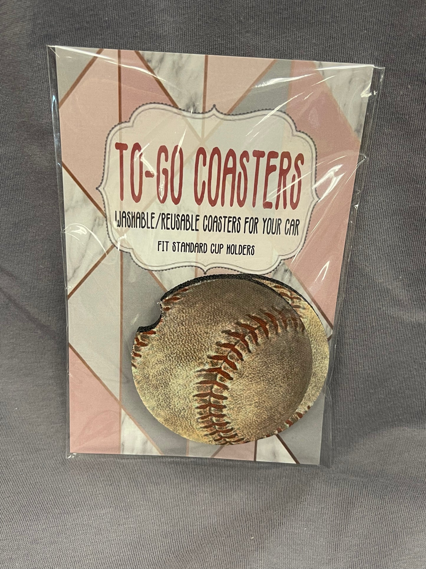 Baseball Car Coasters