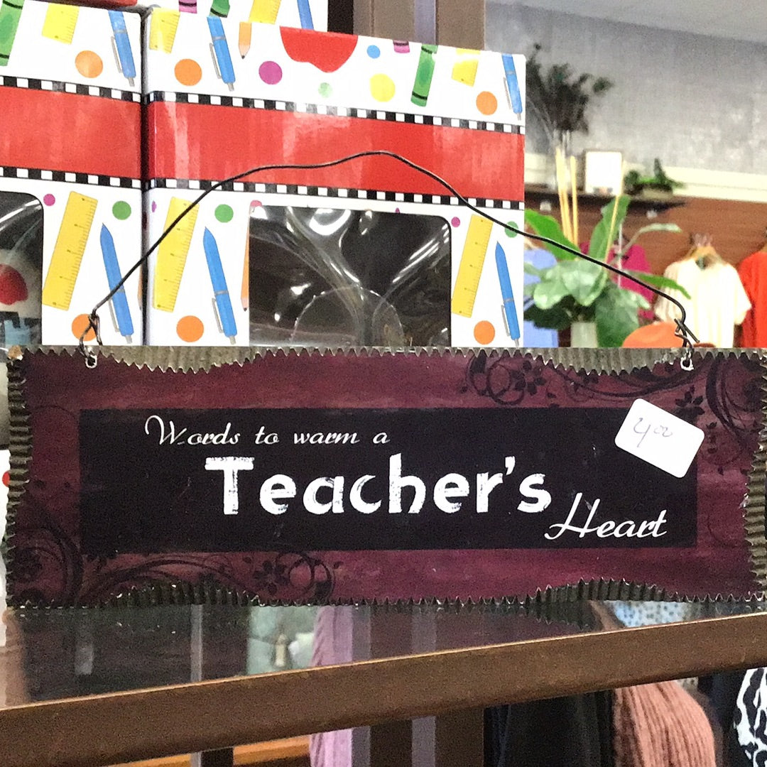 A Teacher’s Heart Sign