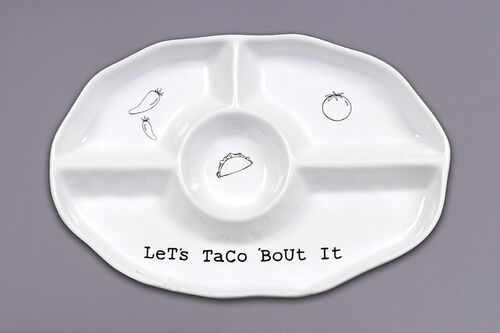 Let's Taco Bout It Tray