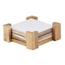 Wooden White Coaster Set